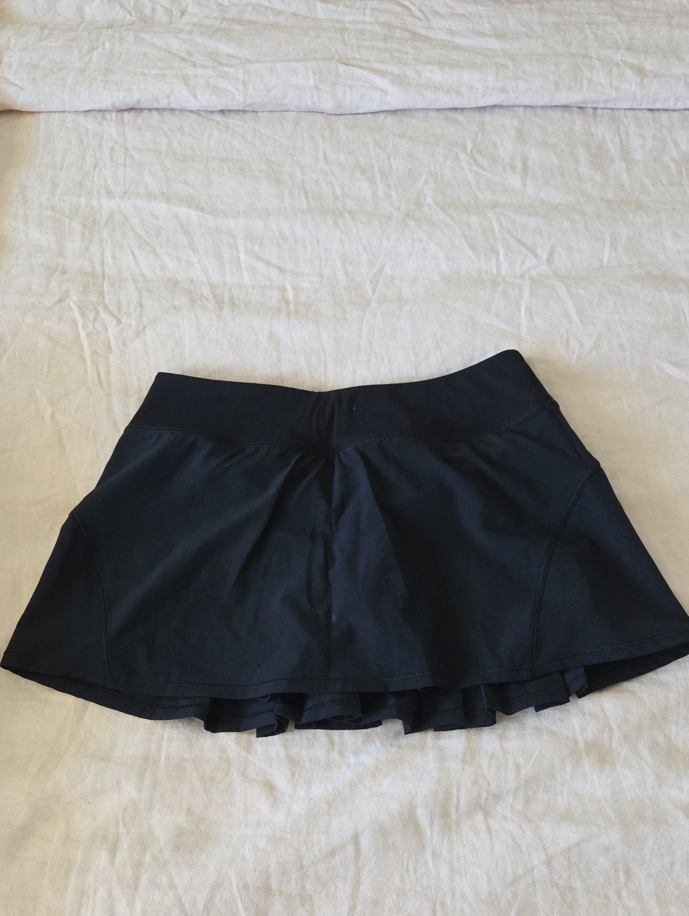 CRZ YOGA Black Active Skirt with Built-In Short